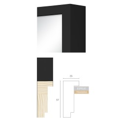 Design Caja 09 Negro Lacado