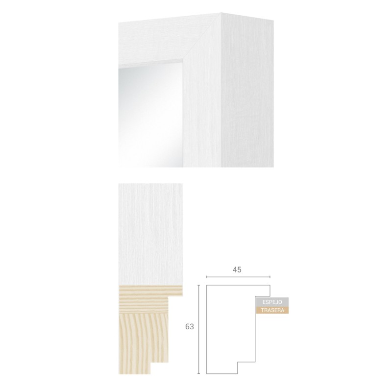 Design Cajón 10 Blanco Poro Abierto