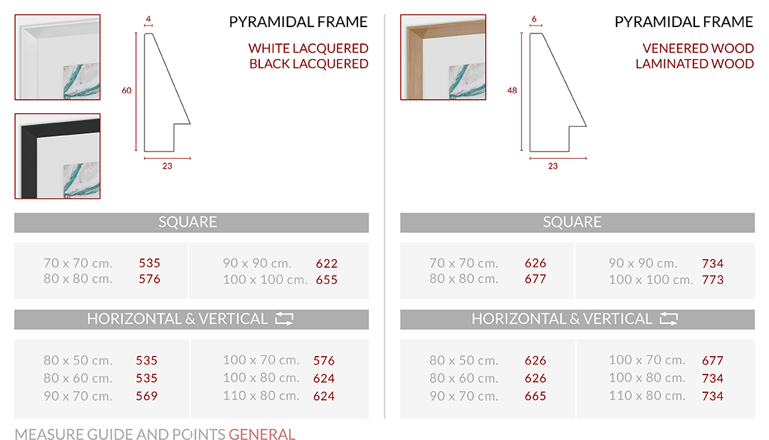 Medidas Marco Pyramidal XXL